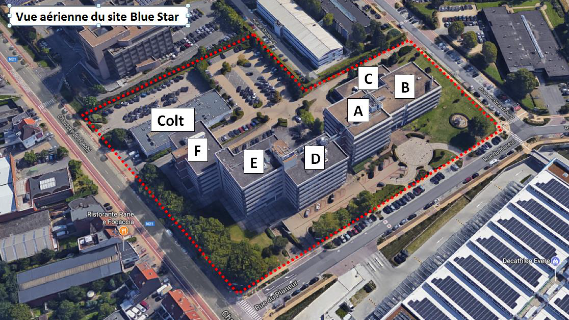 Blue Star – Acquisition du site